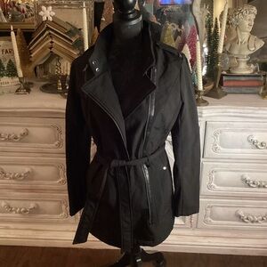 MICHAEL Michael Kors Black Trench Coat